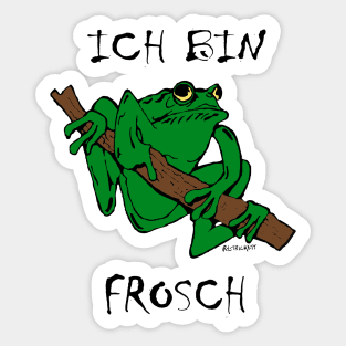 Ich Bin Frosch Sticker